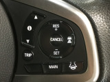 ハンドル右側にはクルーズコントロールのスイッチが装備され、運転中の操作も安心して行えます。