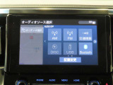 ディスプレイオーディオです。Bluetooth、ラジオ、USBに対応しております