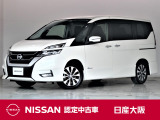シートヒーター付きで両側電動ハンズフリーオートスライドドアの日産セレナ!純正メモリーナビゲーションとアラウンドビューモニター・衝突軽減ブレーキや踏み間違い防止などの装備も充実しております!
