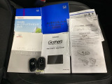 取扱説明書やメンテナンスノートもそろっています。
