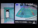 アラウンドビューモニターで車庫入れも空から見ている様に駐車できラクラクです。