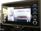 バックガイドモニター搭載で、駐車時もラクラク安心!