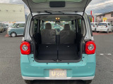大人が乗ってもゆったり♪シートアレンジもできるので大きい荷物もOK◎