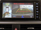 車両を上から見たような映像を映し出すパノラミックビューモニター付きです。