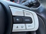 アクセルペダルを踏まずに定速走行ができ、高速道路などでの運転をより快適にするクルーズコントロールを装備!