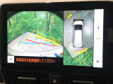 【パノラミックビューモニター】専用のカメラにより、上から見下ろしたような視点で360度クルマの周囲を確認することができます☆死角部分も確認しやすく、狭い場所での切り返しや駐車もスムーズに行えます。