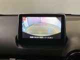 バックギアに入れると、このように後方が映し出されます!最終確認はご自身の目と耳で必ず行ってください!安全第一で♪