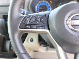 オーディオなどの音量調整スイッチ付です。車輛の設定もこちらからできます