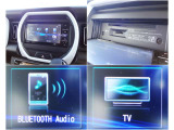 BluetoothやTVを搭載!日々のドライブがさらに楽しくなります。