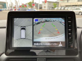 アラウンドビューモニター☆クルマを真上から見下ろしているかのような映像で駐車をサポートします☆