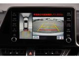 【パノラミックビューモニター】 後退時に車両の後ろ側を表示するだけでなく上から見たような映像で車庫入れなどバックする際に安心です。