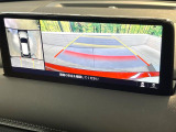 【360&deg;ビューモニター】専用のカメラにより、上から見下ろしたような視点で360度クルマの周囲を確認することができます☆縦列駐車や幅寄せ時に活躍してくれます♪