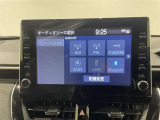 トヨタ純正9インチディスプレイオーディオ装備。