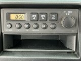 FMAMラジオ付きです!!ちょっとそこまでの運転でも退屈しませんよ!!