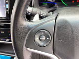ステアリング左手側はオーディオ関連の操作スイッチです。視線を逸らすことなく運転に集中できます