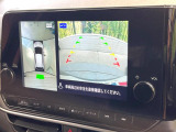 【アラウンドビューモニター】専用のカメラにより、上から見下ろしたような視点で360度クルマの周囲を確認することができます☆縦列駐車や幅寄せ時に活躍してくれます♪