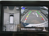 【アラウンドビューモニター】上から見下ろした様な画像で、駐車の際に役立ちます♪ 純正ナビですのでナビ画面で大きく確認が出来ます!