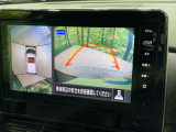 【アラウンドビューモニター】専用のカメラにより、上から見下ろしたような視点で360度クルマの周囲を確認することができます☆死角部分も確認しやすく、狭い場所での切り返しや駐車もスムーズに行えます。
