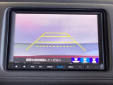 便利な3ビュー切り替え、ガイド線表示付きのバックカメラです。後退時、後方の視界をサポートします