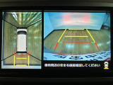 バックする際に後方だけではなく車を上から見たような映像をナビなどのモニターに映し出してくれますよ☆死角が消え安全にバックをして頂けるようになります☆バックが苦手な方にもオススメな装備です☆