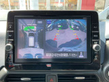 アラウンドビューモニター装備です 上から見たイメージで駐車出来ます