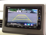 バックモニター付きで、車庫入れやバック時の後方確認をサポート。