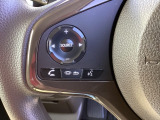 ステアリング左手側はオーディオ関連の操作スイッチです。視線を逸らすことなく運転に集中できます