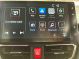 【9インチスマホ連携ディスプレイオーディオ】 対応しているスマホアプリを大画面で使えます!フルセグテレビやラジオの視聴、Bluetooth接続による音楽鑑賞、ハンズフリー通話なども利用可能です。