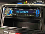 純正1DIN CD/USBチューナー装備。