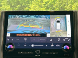 【パノラミックビューモニター】専用のカメラにより、上から見下ろしたような視点で360度クルマの周囲を確認することができます☆死角部分も確認しやすく、狭い場所での切り返しや駐車もスムーズに行えます。