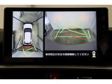 車両を上から見たような映像表示するパノラミックビューモニター付き!