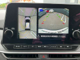 360度カメラ搭載で駐車時や狭い道など安心して運転することができますよ