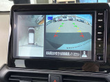 アラウンドビューモニターです!上空から貴方のお車をモニタニングしている様に車両の周りの安全確認が出来ます!