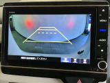 後方の見にくい視界もバックモニターで確認サポートして駐車時も安心☆