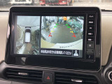 アラウンドビューモニターです!上空から貴方のお車をモニタニングしている様に車両の周りの安全確認が出来ます!