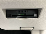 ETC車載器付きです。高速道路の料金所もスムーズに通過できます。