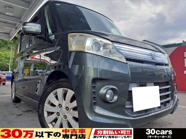 スペーシアカスタム XS Bluetooth対応SDナビ DVD ETC