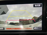【バックモニター】車庫入れなど目視と合わせモニターで確認できて安心です。