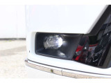 クルマに近い位置をワイドに照らすLEDフォグライトを装備。シャープな光と低消費電力でドライブをサポートするのと共にワイド&ローな印象も高めます。
