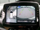 アラウンドビューモニター。クルマを上空から見下ろしているかのような映像で、駐車の際、周囲の安全を確認できます!