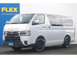 9型 ハイエースバン ダークプライムⅡ 2WD・ガソリンが入庫しました! 外装はライトカスタムで仕上げ 内装はフローリング施工済みの内装施工です!