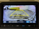 3モード切替付きのリアカメラで車庫入れ等も安心です