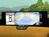【360&deg;ビューモニター】専用のカメラにより、上から見下ろしたような視点で360度クルマの周囲を確認することができます☆死角部分も確認しやすく、狭い場所での切り返しや駐車もスムーズに行えます。