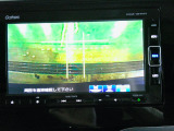 バックカメラの画像です。ガイドラインがスムースな車庫入れをサポートいたします。車庫入れの安心感がアップしますね。