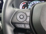 ステアリングスイッチです!視線を逸らすことなく操作することができます!