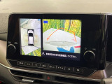 【アラウンドビューモニター】専用のカメラにより、上から見下ろしたような視点で360度クルマの周囲を確認することができます☆死角部分も確認しやすく、狭い場所での切り返しや駐車もスムーズに行えます。