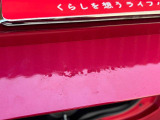 バックドア 持ち手付近に波跡あります。