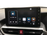 【9インチディスプレイオーディオ】ラジオ、テレビ、Bluetoothオーディオの使用が可能。ナビゲーションシステムは搭載されていません。スマホを連携させることで、ナビアプリの使用が可能です。