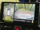 【パノラマモニター】専用のカメラにより、上から見下ろしたような視点で360度クルマの周囲を確認することができます☆死角部分も確認しやすく、狭い場所での切り返しや駐車もスムーズに行えます。