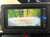 【バックカメラ】駐車時に後方がリアルタイム映像で確認できます。大型商業施設や立体駐車場での駐車時や、夜間のバック時に大活躍!運転スキルに関わらず、今や必須となった装備のひとつです!